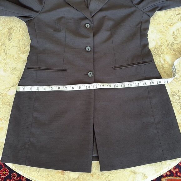 La Moda Amari Atrium Hotel Bangkok 100% Silk Blazer Coat - Picture 14 of 15